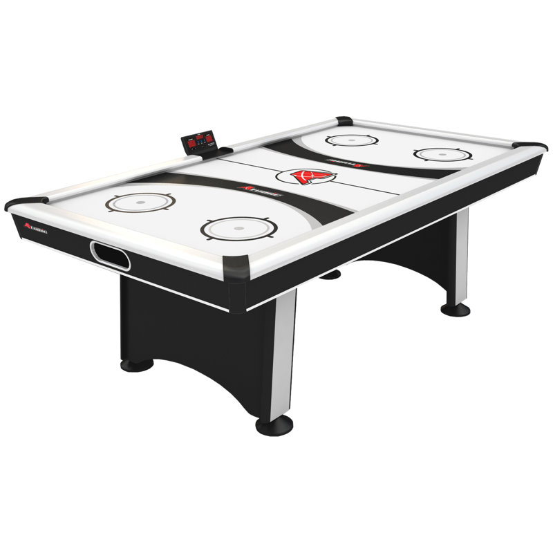 Atomic Blazer 7' Black and White Air Hockey Table