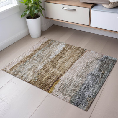 Premium Machine Washable Jessie AMF1197 Abstract Rug