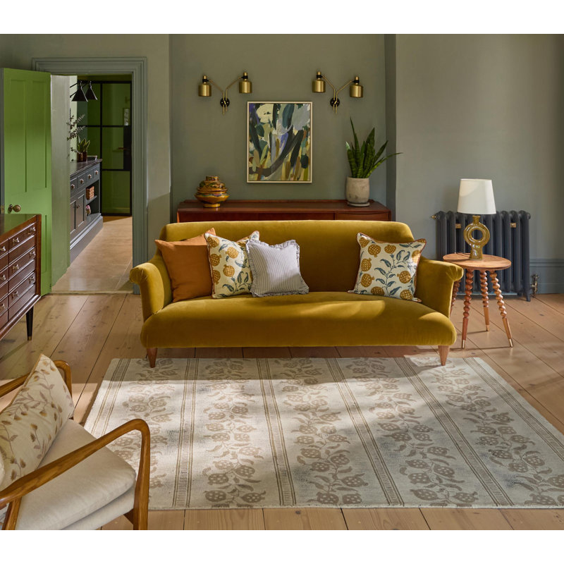 Hand Tufted Wool Area Rug, Rectangle 4'7" x 6'7"