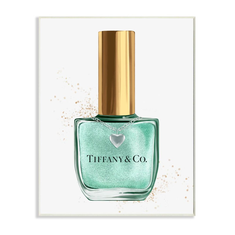«Mak déguisement de vernis à ongles cyan», impression, H 48 po x l 36 po x P 1,5 po, Toile tendue