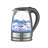 Brentwood 1.7 qt. Glass and Plastic Whistling Electric Tea Kettle