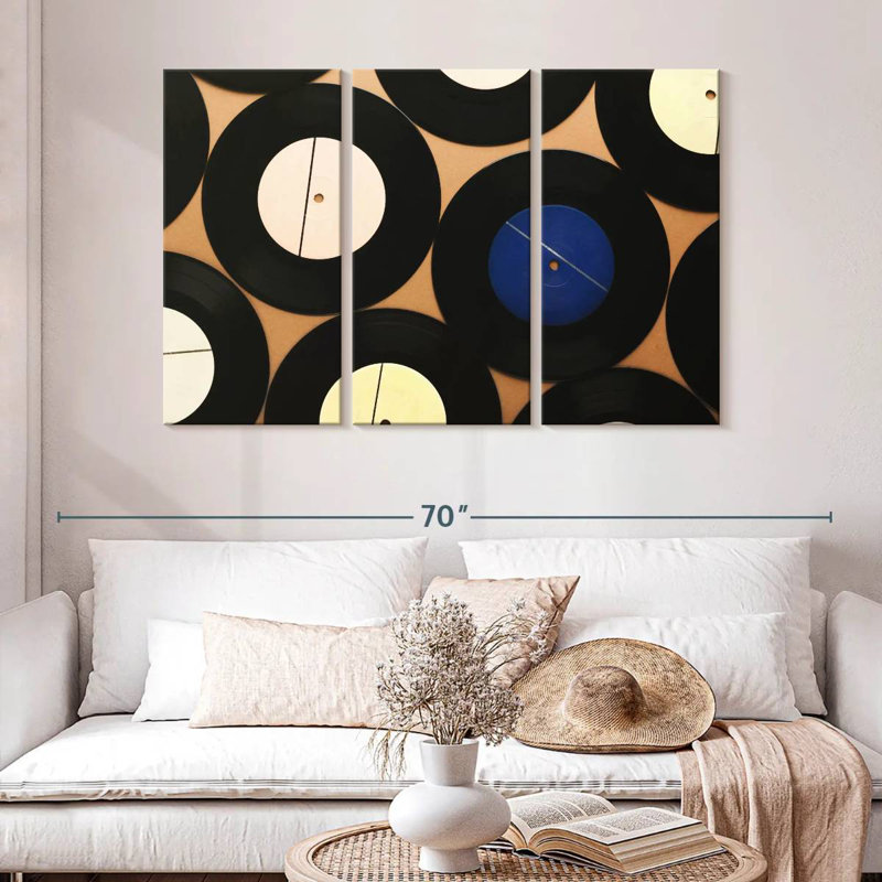 Abarca Vinyl Record Collection, 32" H x 50" W