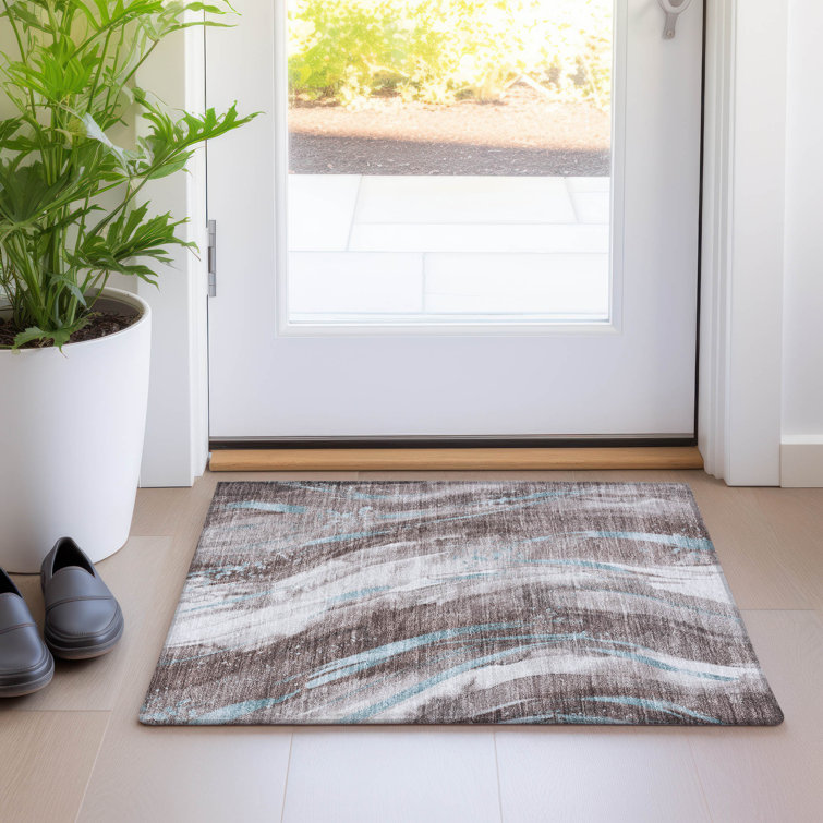 Machine Washable Indoor/Outdoor Claudian ACN1676 Taupe Rug