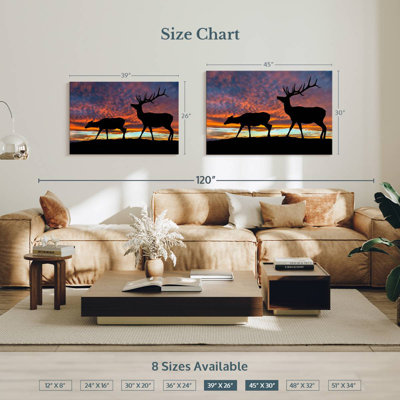 Silhouette de wapiti Brampt