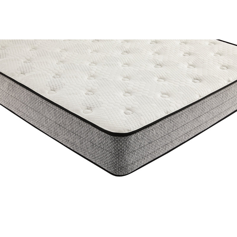 Matelas simple en mousse viscoélastique gélifiée 10 po avec 884 ressorts ensachés et support de bord pour une nuit rafraîchissante