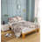 Polyester Sateen Floral Flat Sheet-613596838