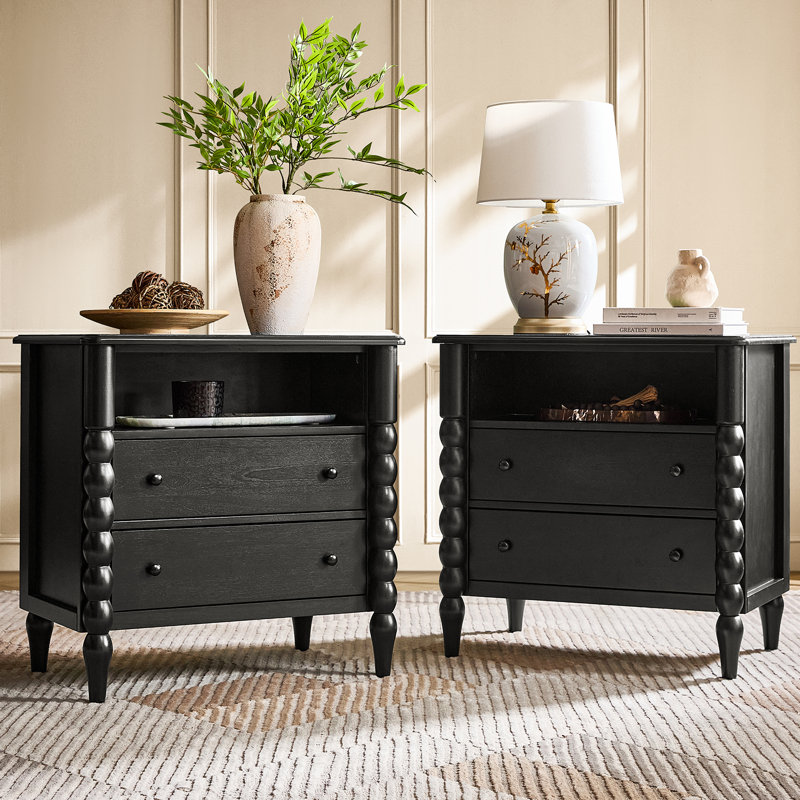 Table de bout Arifah, Noir