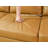 Ginger Faux Leather Sectional With Storage Ottoman-1420157106-1420157108