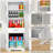 67.4" Kitchen Pantry Cabinet With Adjustable Shelves
