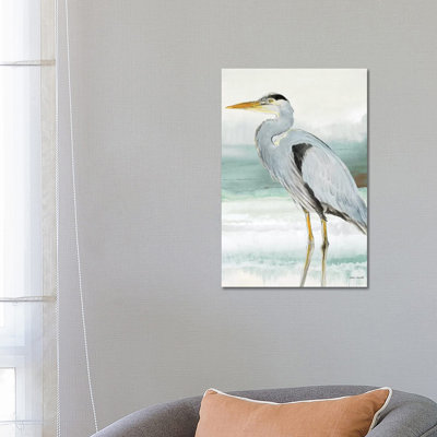 Reproduction d’art, "Heron on Seaglass I" par Lanie Loreth