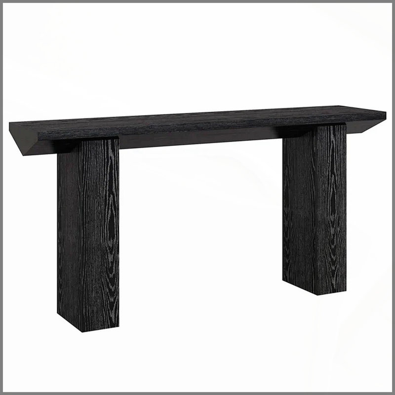 Triangular-Shaped Design Console Table,Sofa Table,Modern Entryway Table
