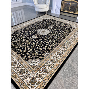 Black Wool Area Rugs You'll Love | Wayfair