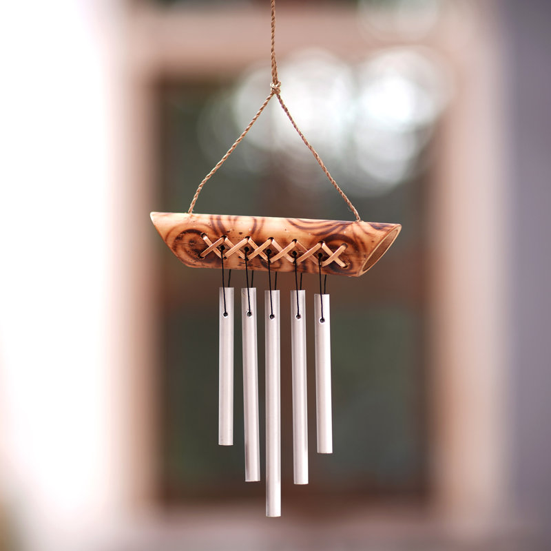 Levica Bamboo Abstract Wind Chime