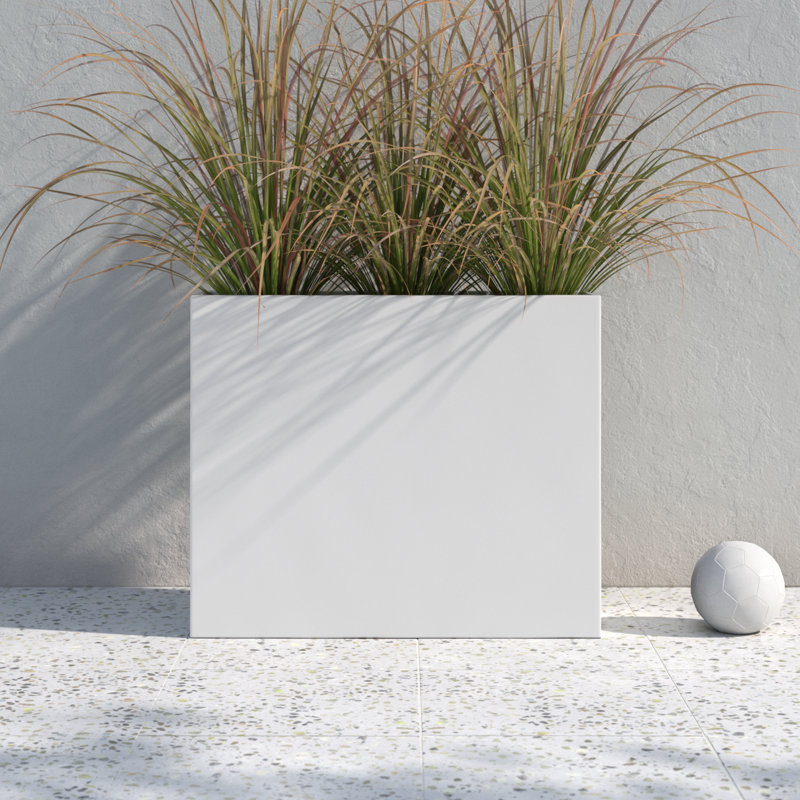 Connoisseur Handmade Planter Box, 30" H x 36" W x 12" D, White