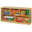 5 Compartment Manufactured Wood Shelving Unit
