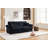 Pleated Chenille Three-Seater Sofa-1569624481