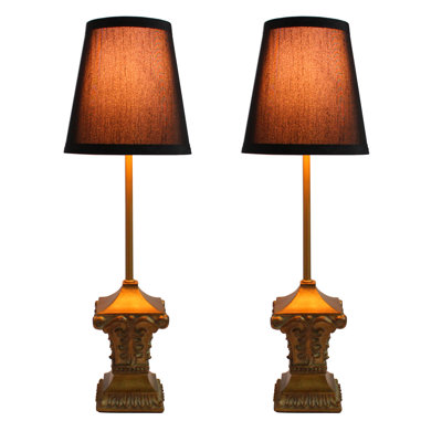 Coonrod Resin Buffet Lamp