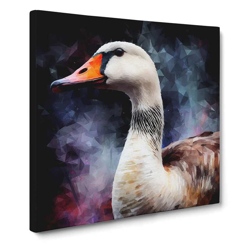 Goose Abstract No.2 - No Frame Print, 35cm H x 35cm W x 3cm D