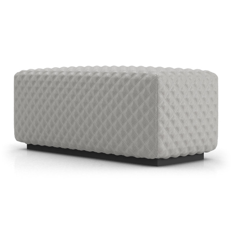 Spruce Armrest Element In Chalk  Fabric, Gray