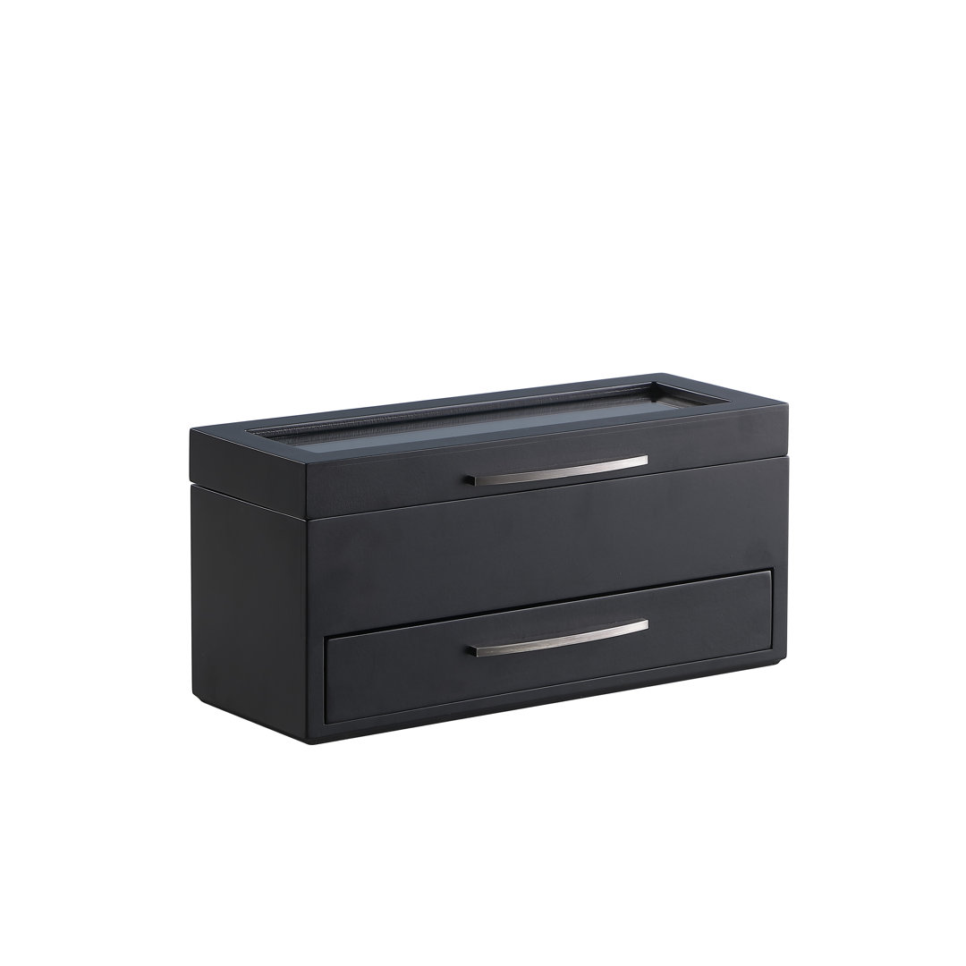 Wood Watch Box + Drawers Latitude Run®