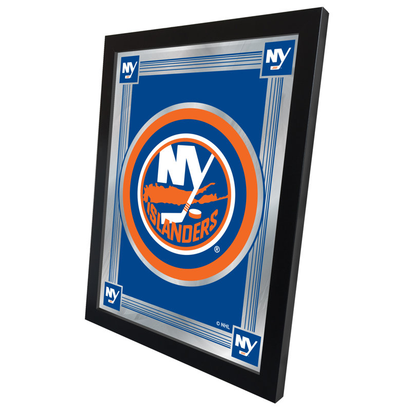 « logo mirror », impression encadrée NHL, New York Islanders