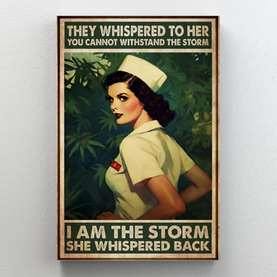 Impression sur toile Audreanna Nurse I Am The Storm On