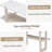 Retro Elegant Console Table with Marble-Effect Top-2097371194