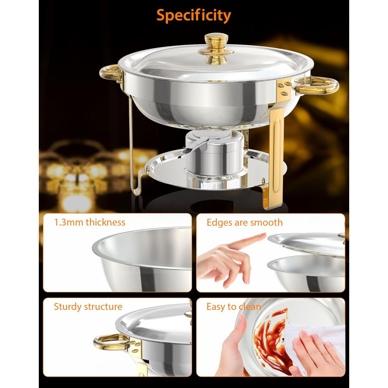 Ensemble 5 pièces 5QT, ensemble de buffet à vaisselle, NSF