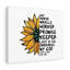 Way Maker, Miracle Worker Yellow Flower - Wrapped Canvas Print