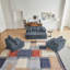 Canapé modulaire en U luxueux en flanelle avec design modulaire et mousse haute densité-920030446