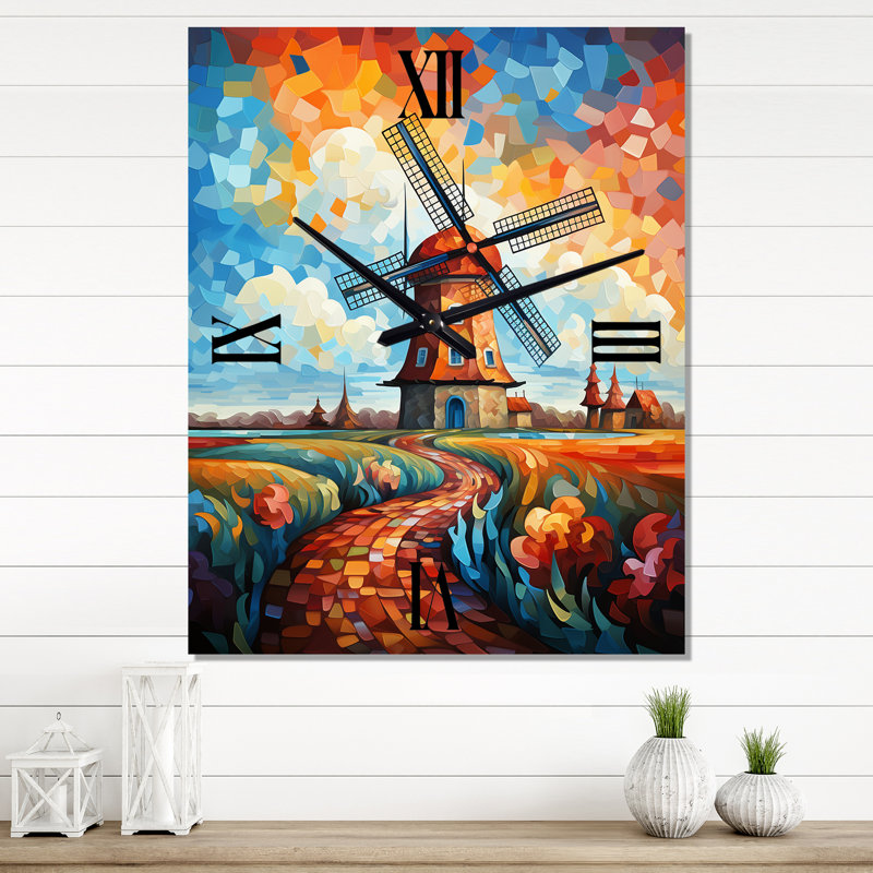 Horloge murale Neo-Fauvist, Grand