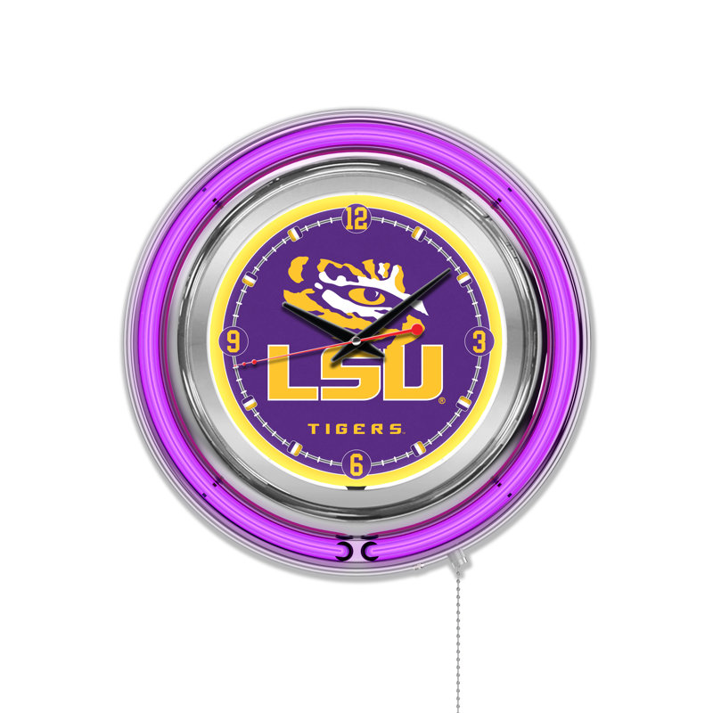 Horloge murale 15 po NCAA, Louisiana State