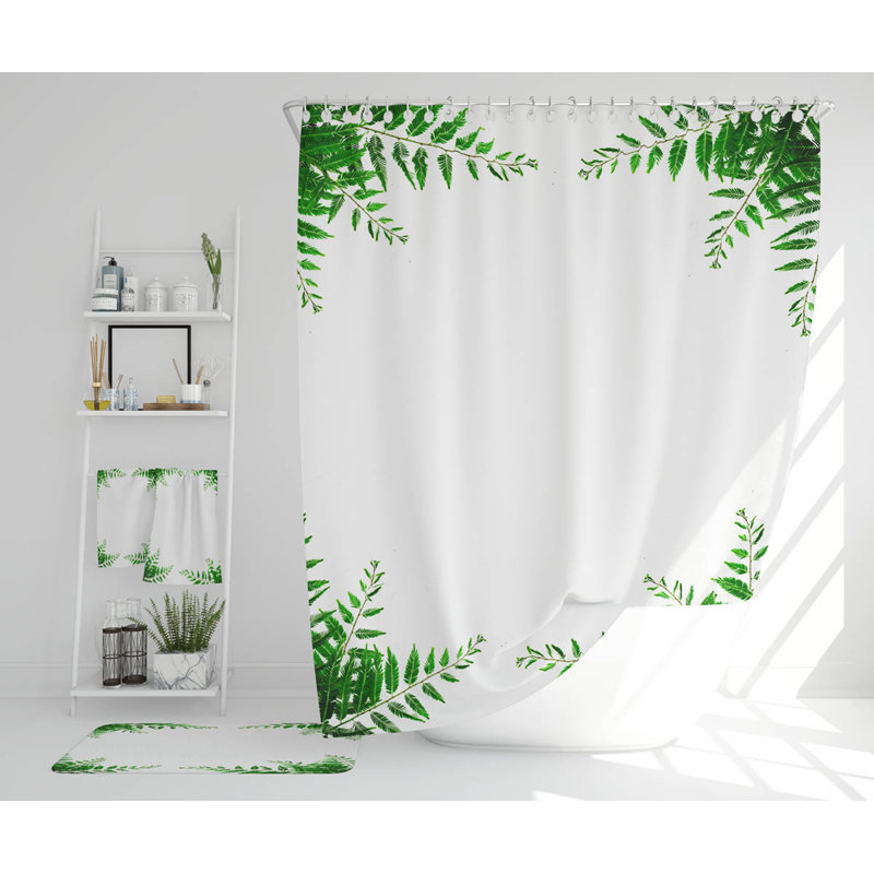 Nichet Polyester Shower Curtain Set