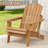 Folding Adirondack Chair, Solid Wood All-Weather Fire Pit Chairs with Pre-Assembled Backrest & Seat Board for Deck Backyard Patio Outdoor-1591425111