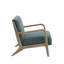 Chaise longue à structure en bois massif avec rembourrage en tissu-2055852265
