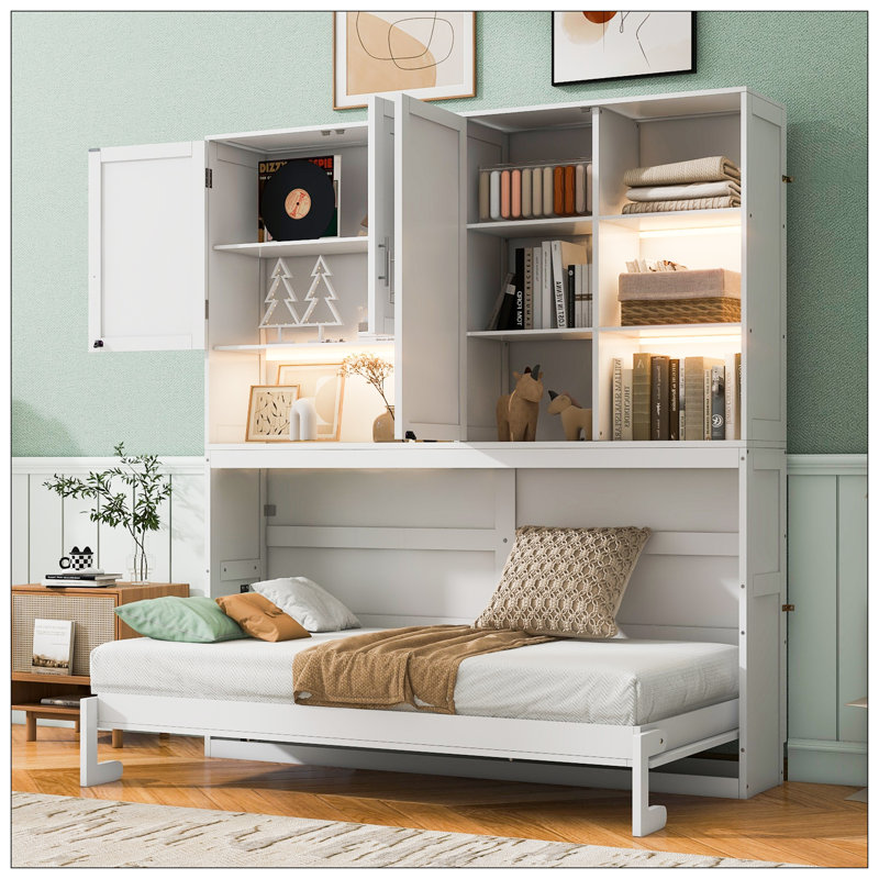 Lit pour chambre à coucher, Blanc