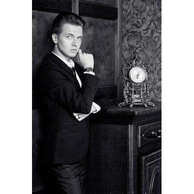 Young Businessman - Wrapped Canvas Print