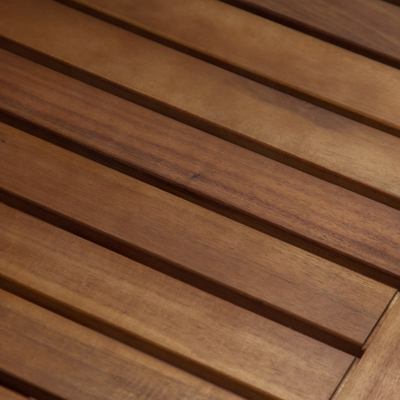 Wood And Metal Bench