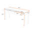 Console élégante avec 3 tiroirs courbés-633427161