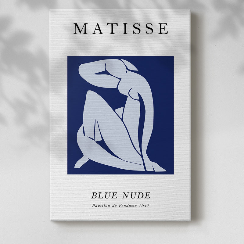 Matisse CCXCVII, reproduction d'art encadrée Cavas, H 60 po x l 40 po