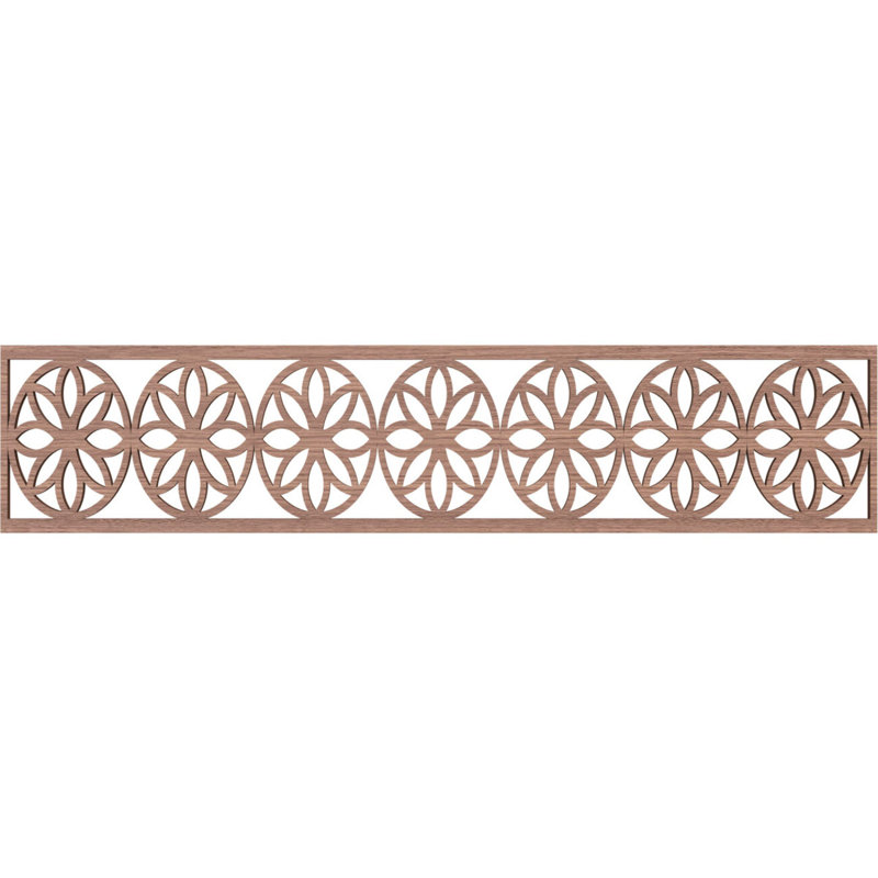 Moulure Blume, Noyer, H 10 po x l 46,75 po x P 0,375 po