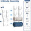 5 cm L Towel Rack