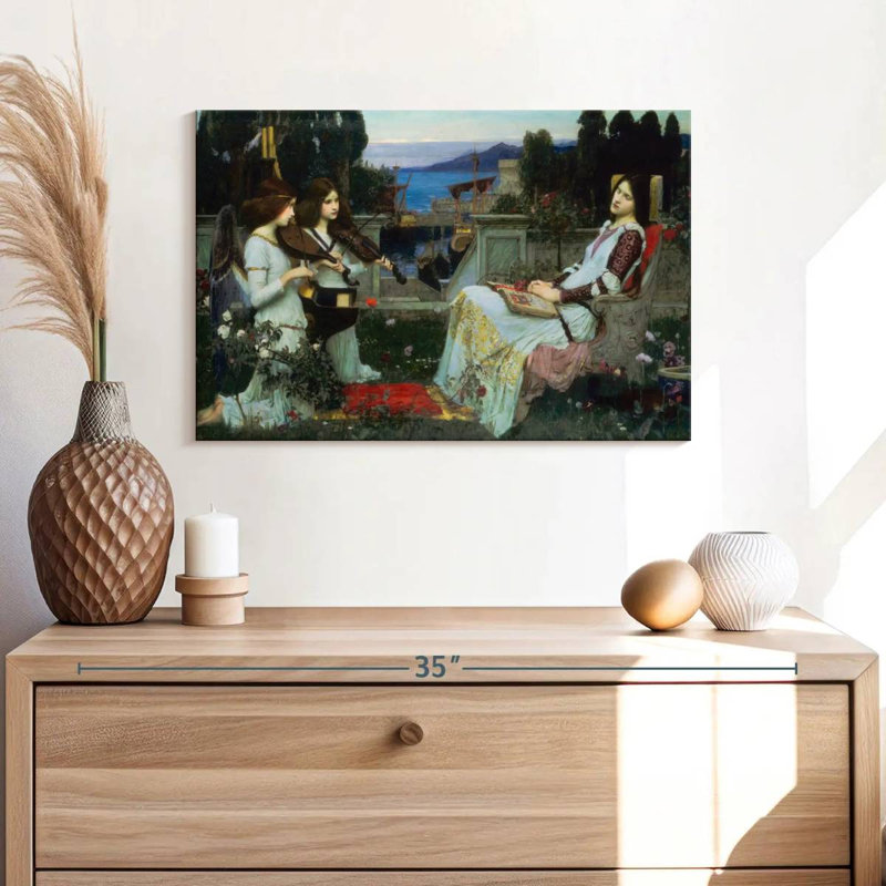 Adella Saint Cecilia, 16" H x 24" W