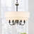Ciriclio 5 - Light Dimmable Drum Chandelier