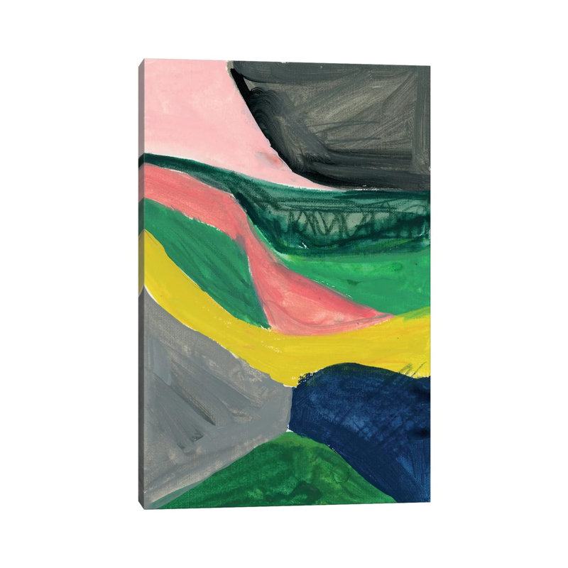 Painterly Color Block by Joy Ting - Wrapped Canvas Gallery-Wrapped Canvas Giclée, 66.04 cm H x 45.72 cm W