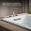 Underscore 66" x 32" Whirlpool Acrylic Bathtub with Heater-695307014