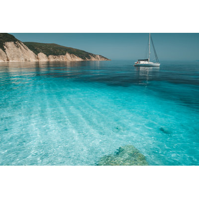 Lagon bleu - photographie sur toile tendue