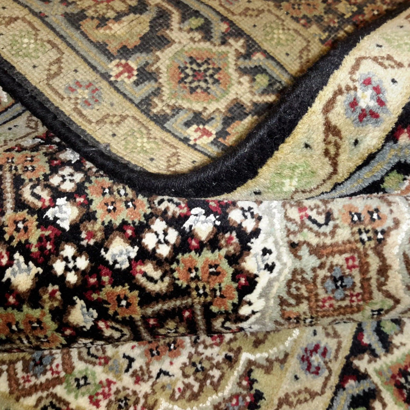 Nivethan Oriental Area Rug in Beige