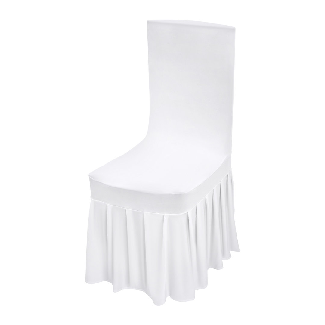 Box Cushion Dining Chair Slipcover (Set of 20) One Allium Way® Fabric 