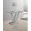 Ensemble de tables basses contemporaines de 3 pièces aux formes rectangulaires et carrées, facile à assembler pour les salons modernes